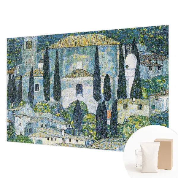 Papier peint panoramique sur mesure à motif « Cyprusové domy »