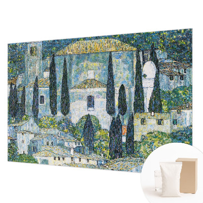 Papier peint panoramique sur mesure à motif « Cyprusové domy »