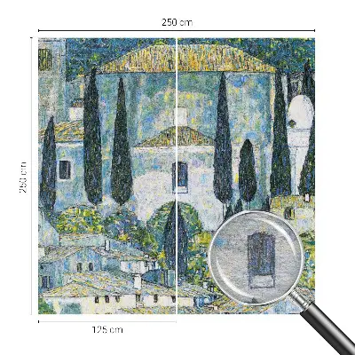 Papier peint panoramique sur mesure à motif « Cyprusové domy »