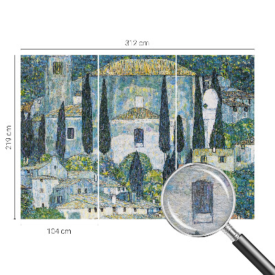 Papier peint panoramique sur mesure Cyprusové domy