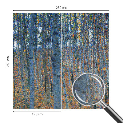 Papier peint panoramique salon Brezový les