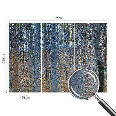 Papier peint panoramique salon Brezový les