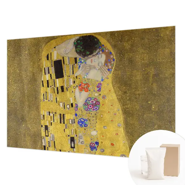 Papier peint panoramique enfant avec motif de couple élégant