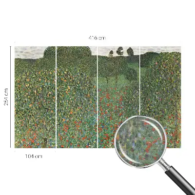 Papier peint photographique intissé prairie fleurie