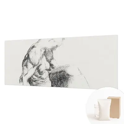 Papier peint panoramique facile à poser avec un motif de portrait d'homme