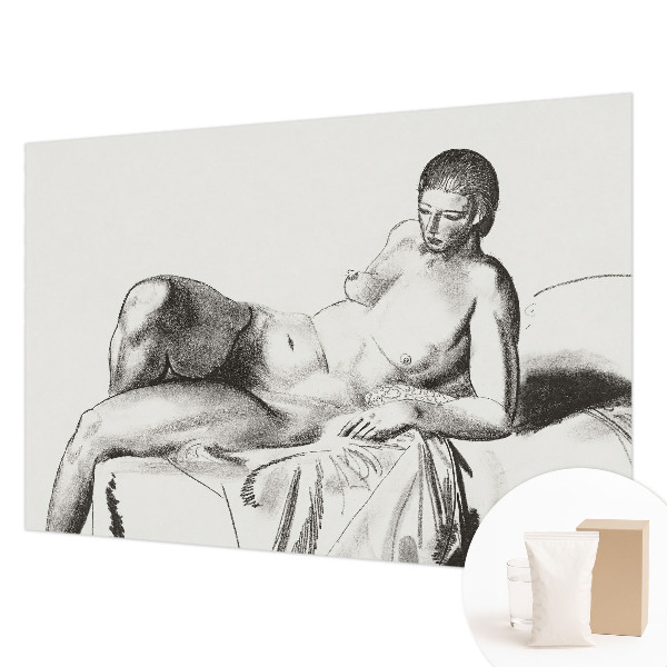 Papier peint panoramique intissé moderne avec un motif d'acte artistique