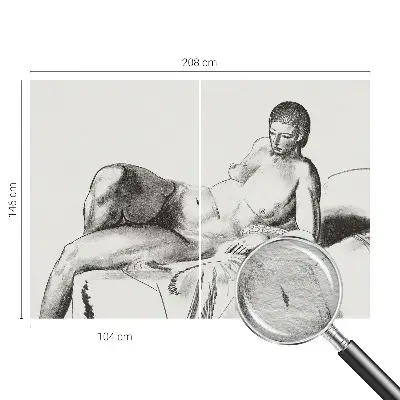Papier peint photo grand format pour le mur nu artistique