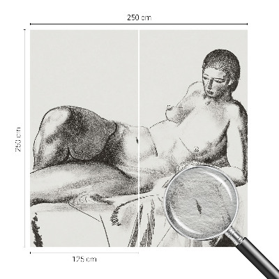 Papier peint panoramique intissé moderne Umelecký akt