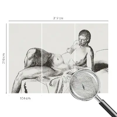 Papier peint photo grand format pour le mur nu artistique