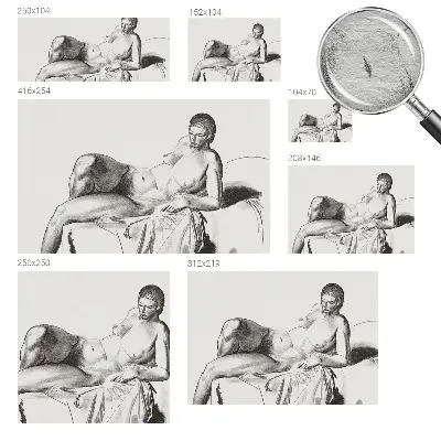 Papier peint photo grand format pour le mur nu artistique