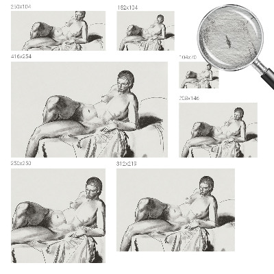 Papier peint panoramique intissé moderne Umelecký akt