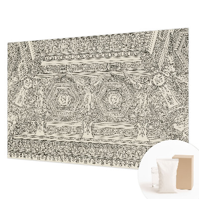Papier peint photographique avec un motif ornemental classique