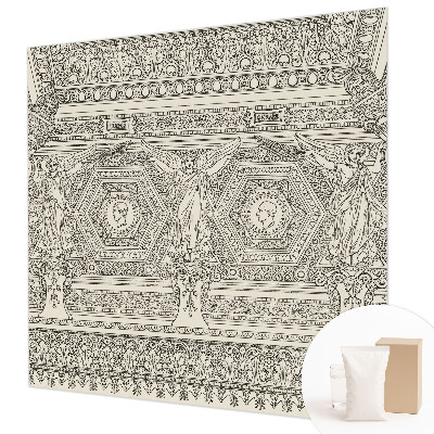 Papier peint photographique avec un motif ornemental classique