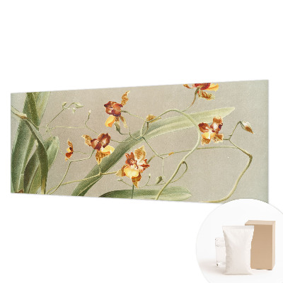 Papier peint photo avec un motif d'orchidées classiques