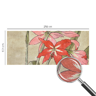 Décoration murale panoramique intissé Kvety ľaliovky