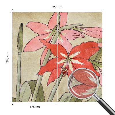 Décoration murale panoramique intissé Kvety ľaliovky