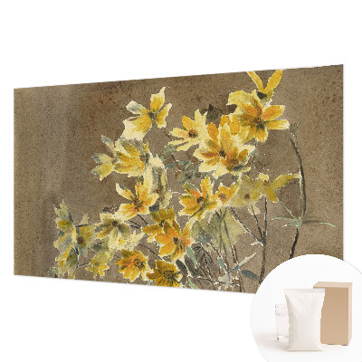 Poster mural panoramique avec le motif « Slnečná kytica »