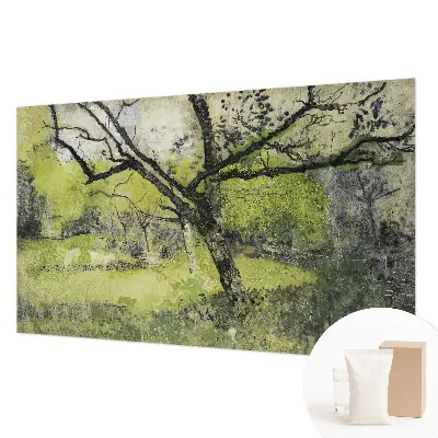 Papier peint panoramique avec le motif « Jarný park »