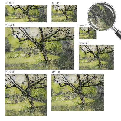 Papier peint panoramique Jarný park