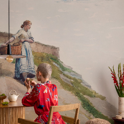 Papier peint panoramique sur mesure Ženská krajina