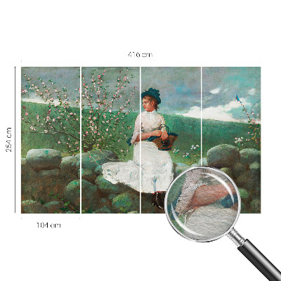 Papier peint panoramique salon Kvetinový pokoj