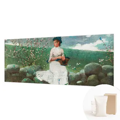 Papier peint panoramique salon avec un motif floral pour décorer une pièce