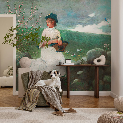 Papier peint panoramique salon Kvetinový pokoj