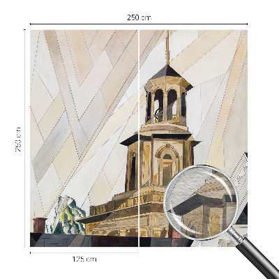 Papier peint panoramique chambre adulte avec le motif « Architektonická veža »