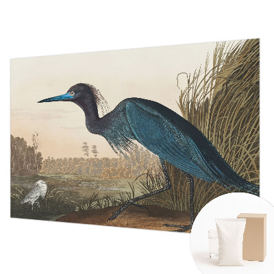 Papier peint panoramique de haute qualité avec un motif d'oiseaux aquatiques