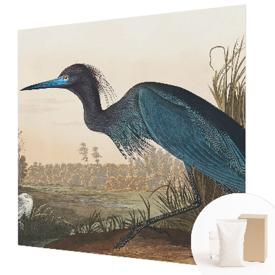 Papier peint panoramique de haute qualité avec un motif d'oiseaux aquatiques