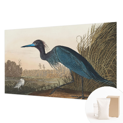 Papier peint panoramique de haute qualité avec un motif d'oiseaux aquatiques
