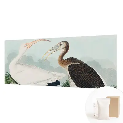 Papier peint panoramique tendance avec un motif d'oiseaux