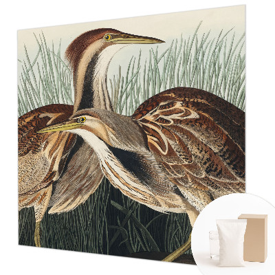 Papier peint panoramique de haute qualité avec un motif réaliste d'oiseaux