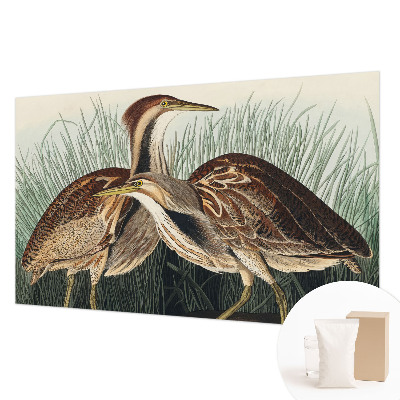 Papier peint panoramique de haute qualité avec un motif réaliste d'oiseaux