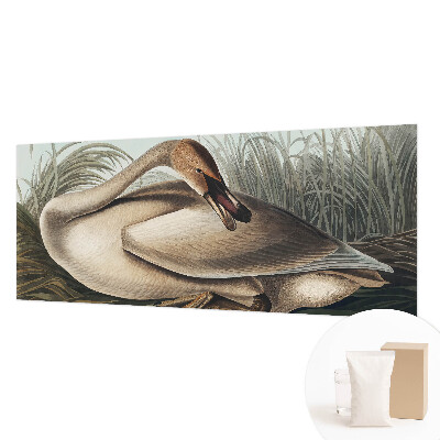 Papier peint panoramique facile à poser avec un motif d'oiseau naturel