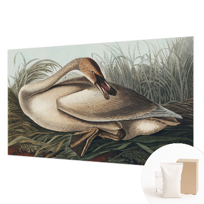 Papier peint panoramique facile à poser avec un motif d'oiseau naturel