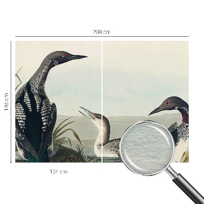 Papier peint photo intissé Vtáky nad vodou