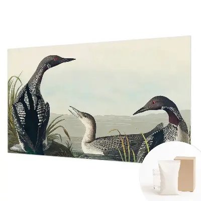 Papier peint photo imprimé sur tissu non tissé Oiseaux au-dessus de l'eau