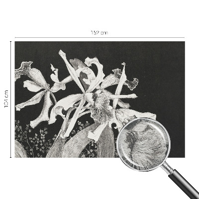 Papier peint photographique avec une illustration d'orchidée