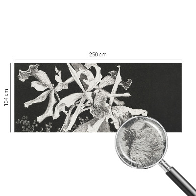 Papier peint photographique avec une illustration d'orchidée
