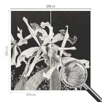 Papier peint photographique avec une illustration d'orchidée