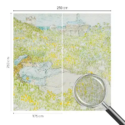Papier peint panoramique intissé moderne avec le motif 