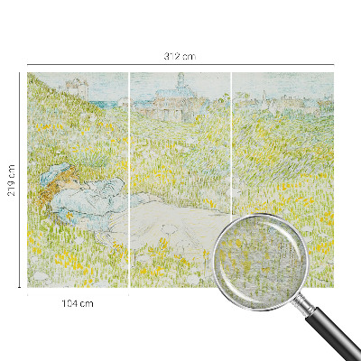 Papier peint panoramique intissé moderne Jarný relax