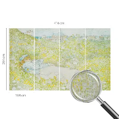 Papier peint panoramique intissé moderne avec le motif 