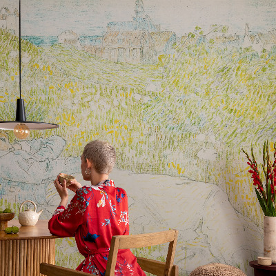 Papier peint panoramique intissé moderne Jarný relax