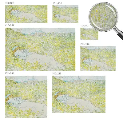 Papier peint panoramique intissé moderne avec le motif 