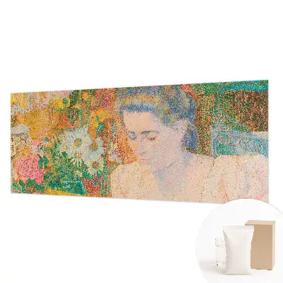 Papier peint intissé Portrait floral