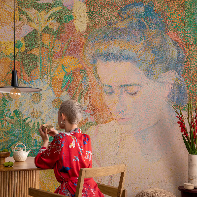 Papier peint photo Kvetinový portrét