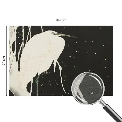 Papier peint photographique salon avec le motif « Zimný vták »