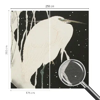 Papier peint photographique salon avec le motif « Zimný vták »